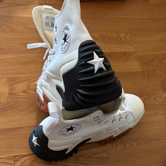 Converse White and Black Chunky Sneakers - Picture 4 of 5